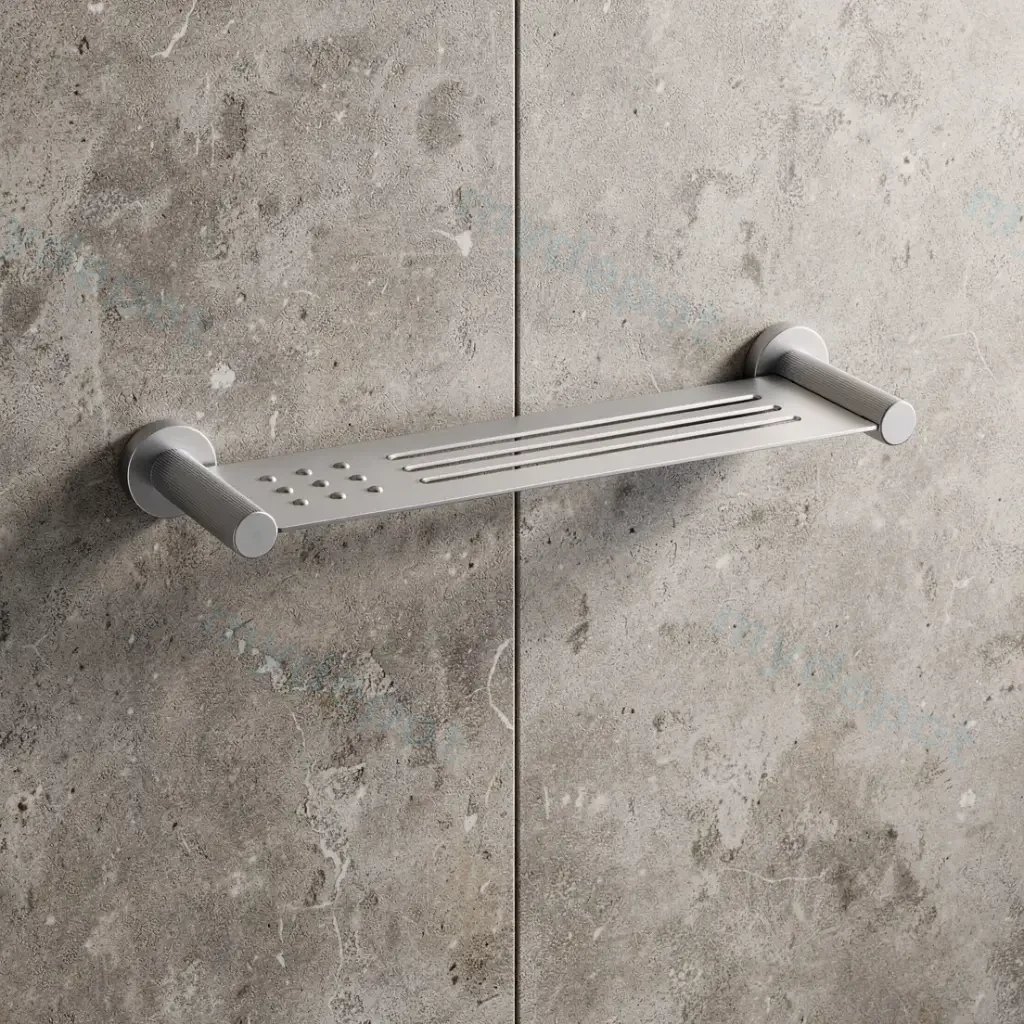[44735] Linie Metal Shelf Brushed Nickel