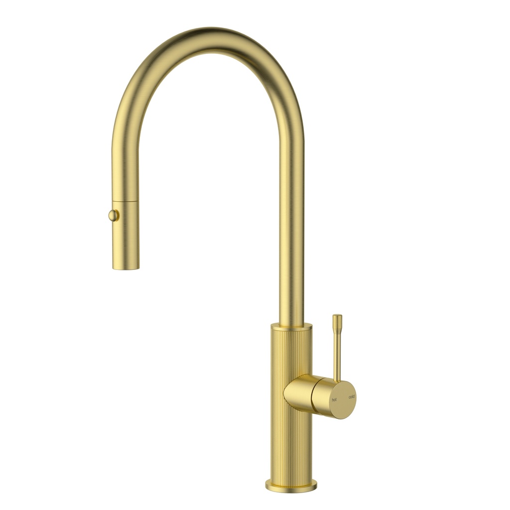 [44819] Linie Pull-Out Sink Mixer Brushed Gold