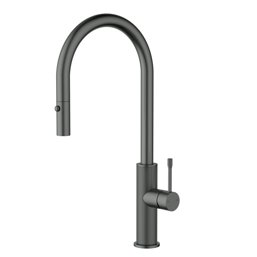 Linie Pull-Out Sink Mixer Gun Metal