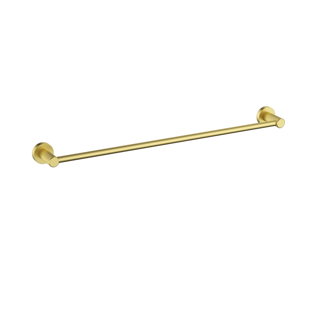 Linie Single Towel Rail 600mm Brushed Gold