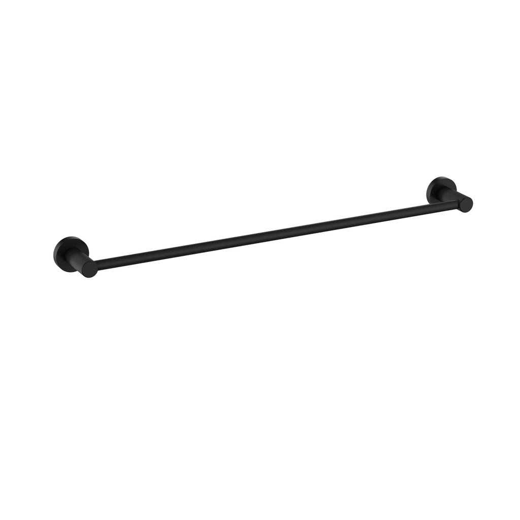 [44705] Linie Single Towel Rail 600mm Matt Black