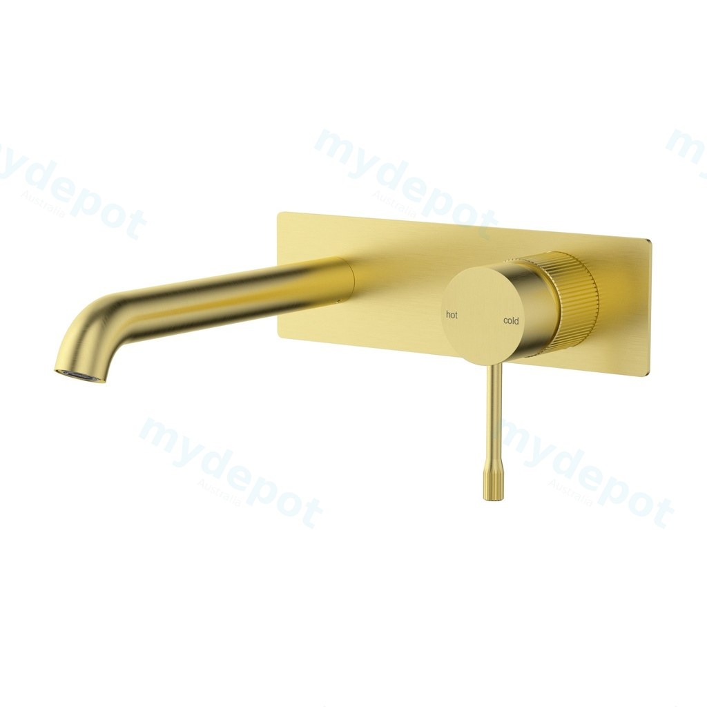 [44645] Linie Wall Basin Mixer Trim Kit Brushed Gold