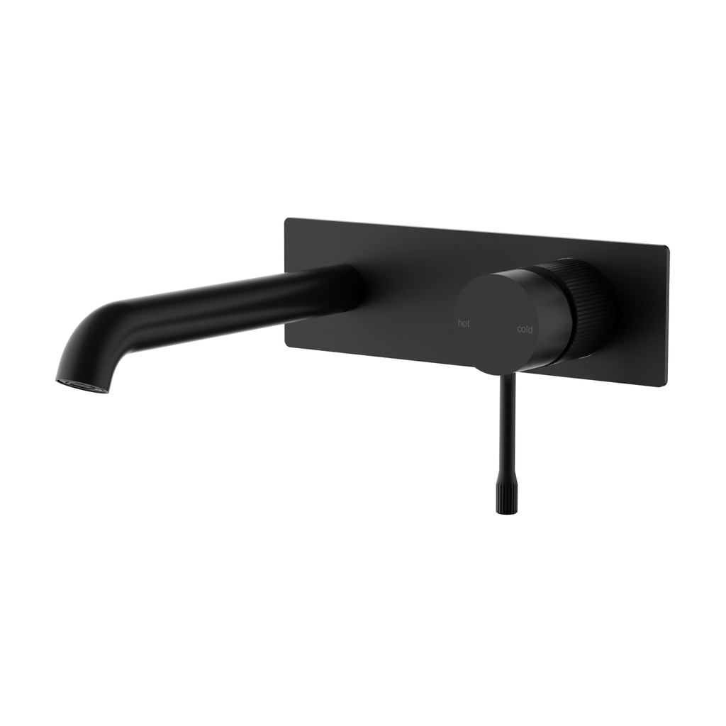 [44644] Linie Wall Basin Mixer Trim Kit Matt Black