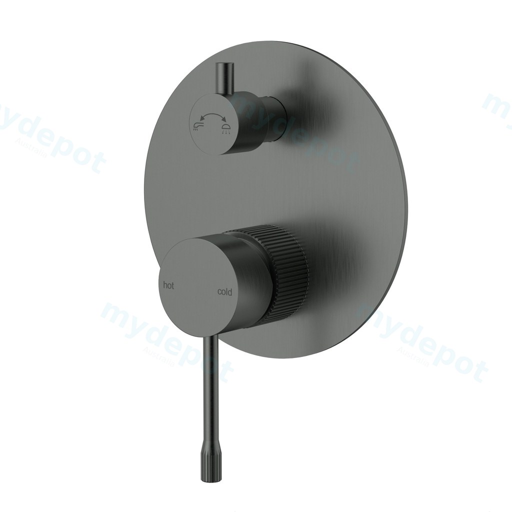 [44661] Linie Wall Diverter Mixer Trim Kit Gun Metal