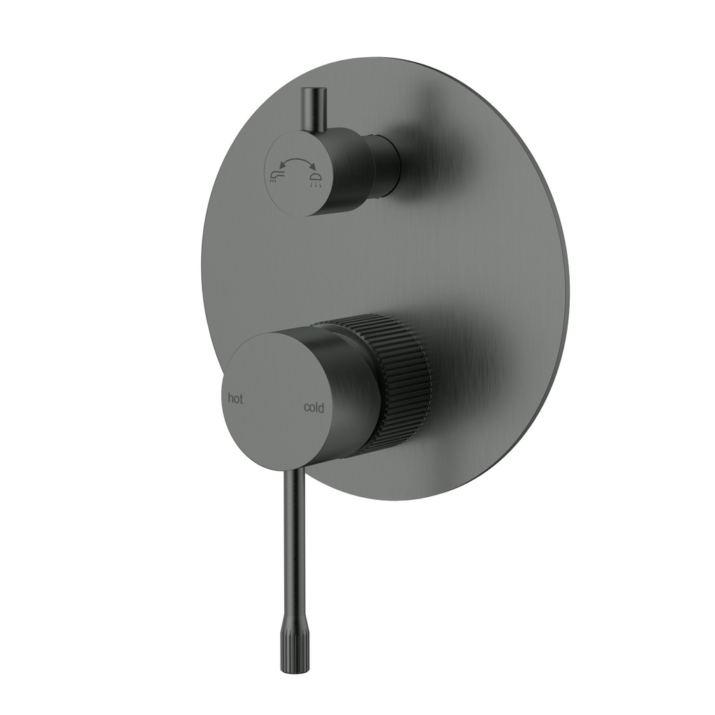 [44661] Linie Wall Diverter Mixer Trim Kit Gun Metal