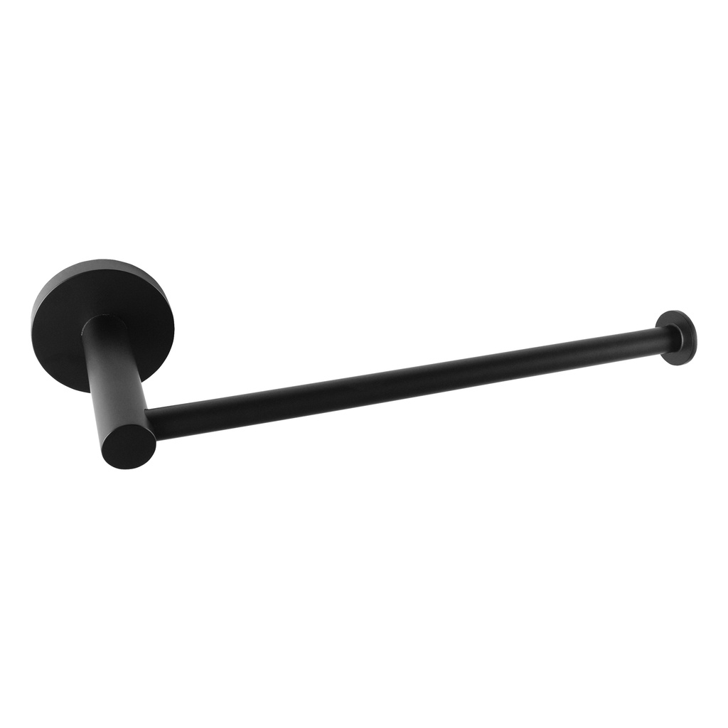 [40201] Lucid Pin Black Round Towel Hook Ring