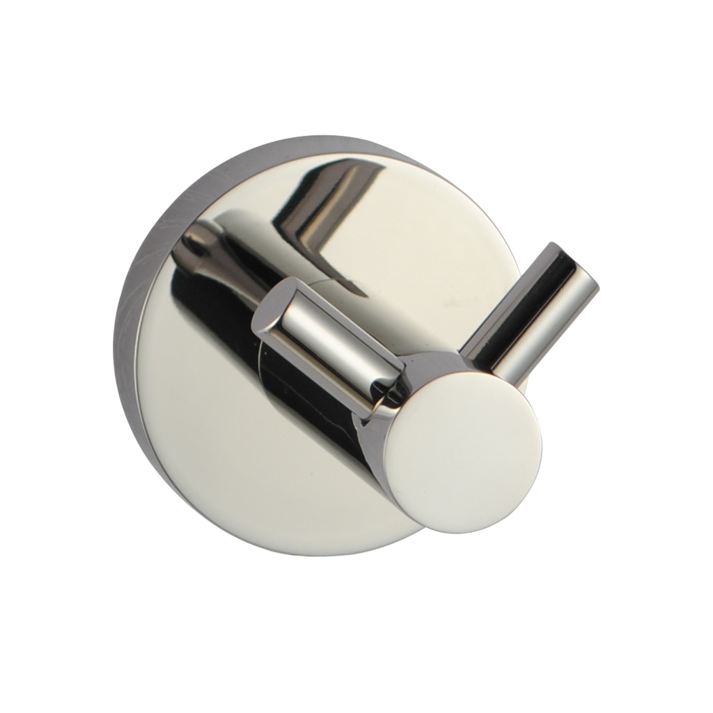 Lucid Pin Round Chrome 304 Stainless Steel Double Wall Hook