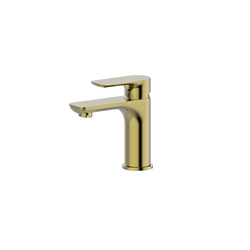 [55297] Luxus Basin Mixer Burshed Gold