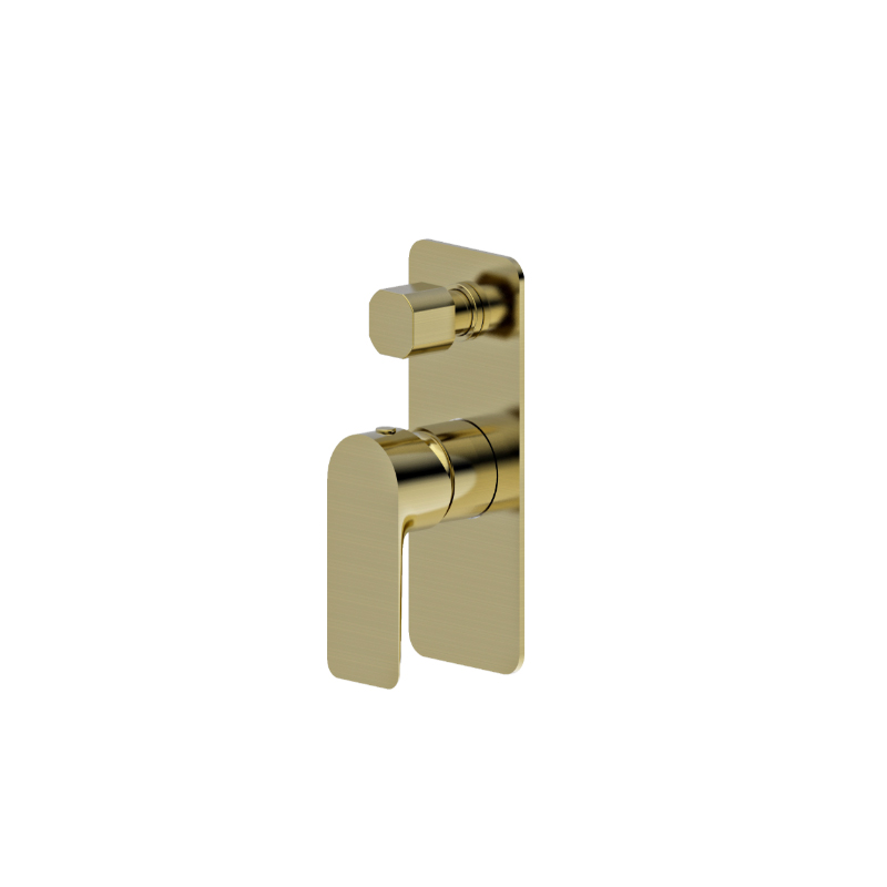 Luxus Shower Diverter Mixer Brushed Gold Trim Kit