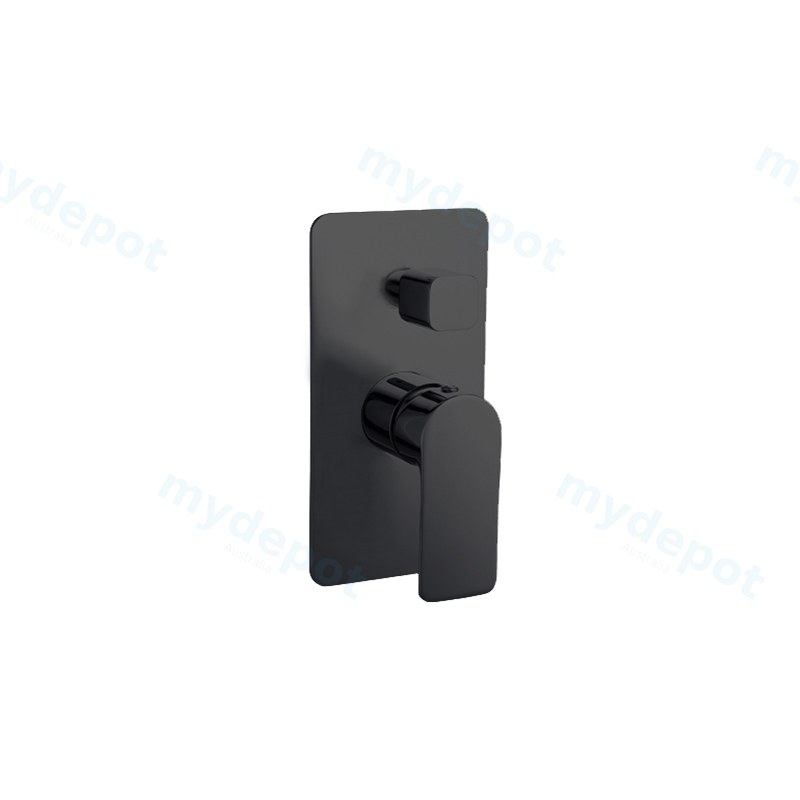 [55310] Luxus Shower Diverter Mixer Matte Black Trim Kit
