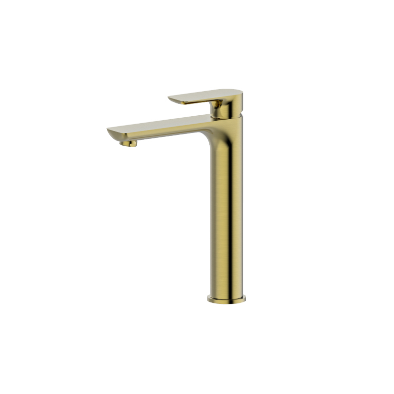 [55302] Luxus Tower Basin Mixer Burshed Gold