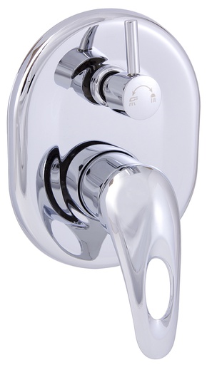 Mina Wall Mixer With Diverter(Chrome)