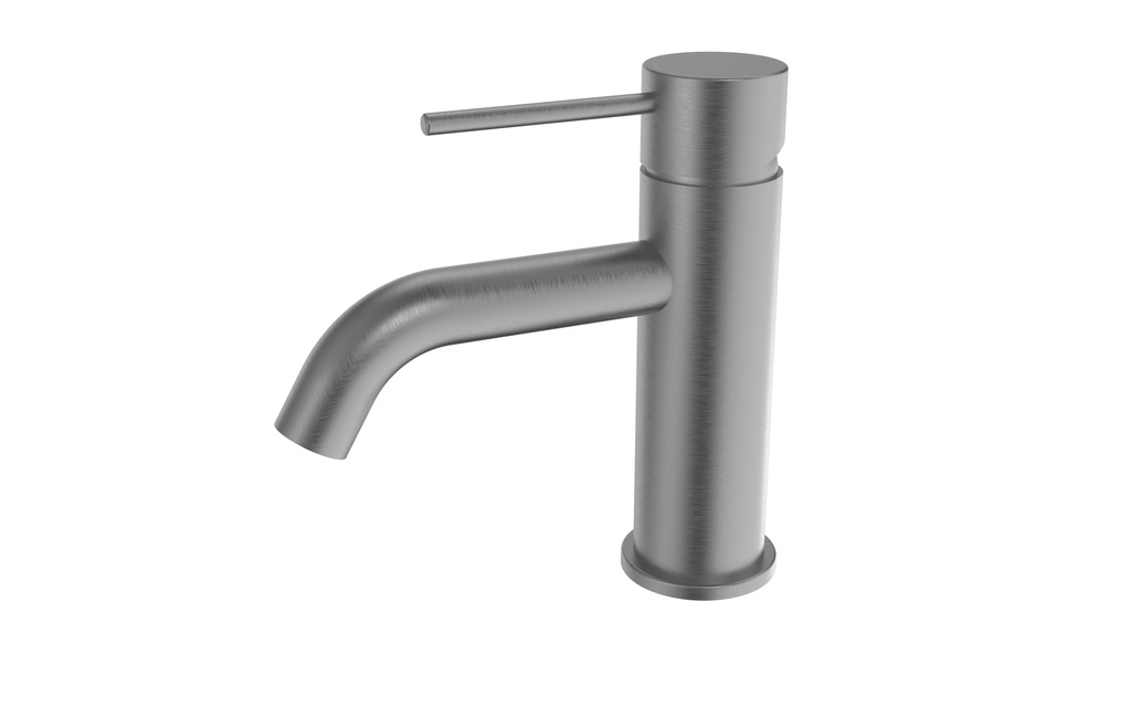 [55242] Morgan Rund Brushed Nickel Basin Mixer