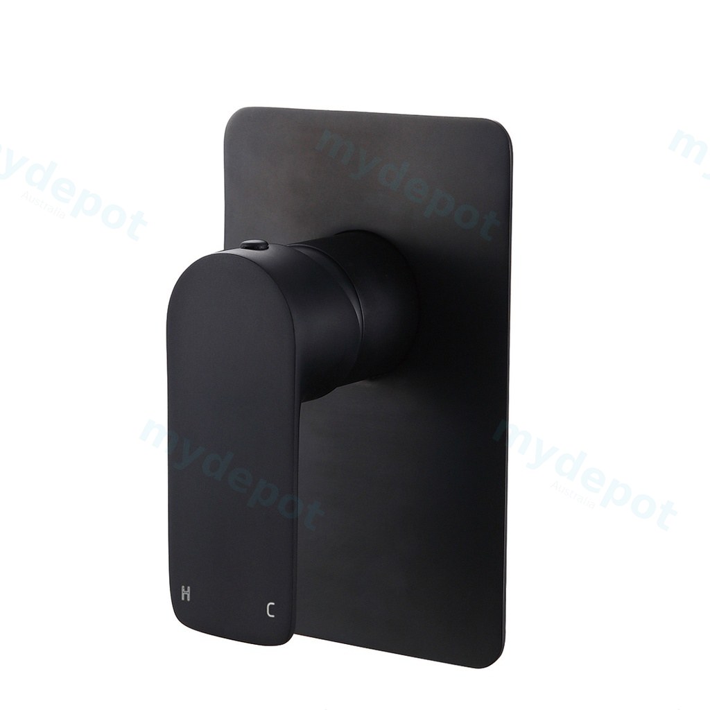 [70024/WM01.MB] Nana Black Shower Bath Wall Mixer