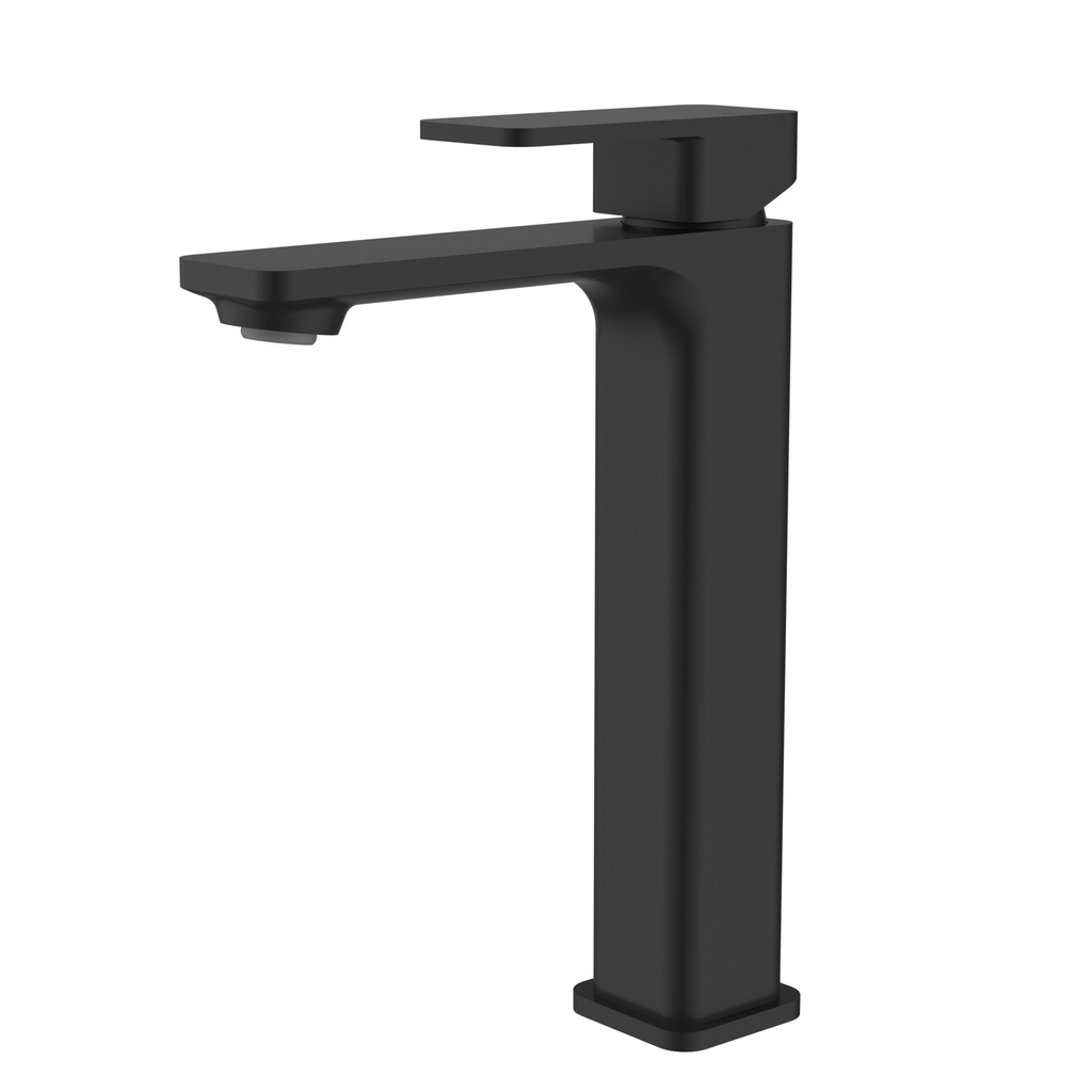 Nova II Highrise Basin Mixer Matt Black Lead Free