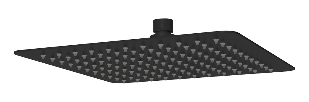 Nova Square Overhead Shower 250mm,Matt Black