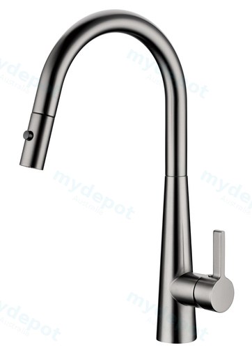 Otus Pull Out  Sink Mixer Gun Metal Lead Free