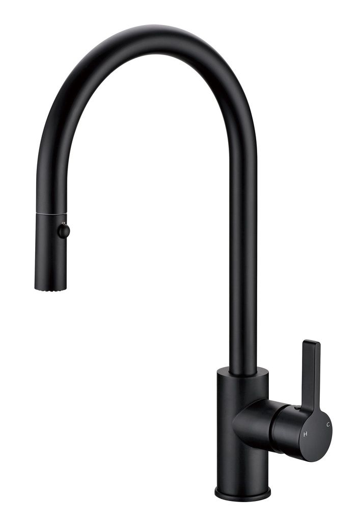 Otus Pull Out Sink Mixer(Matt Black) Lead Free