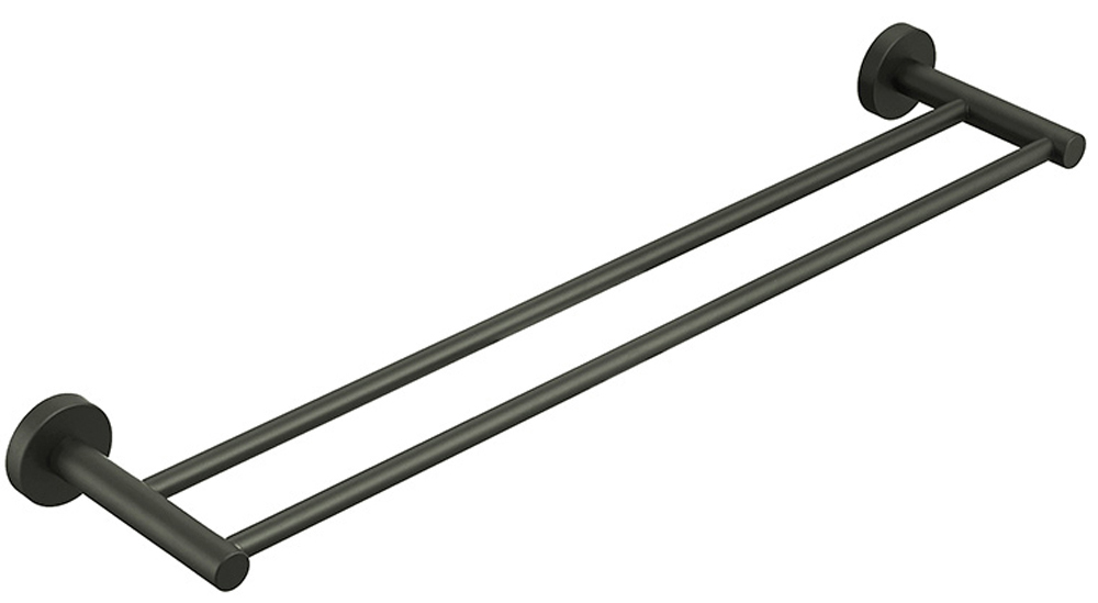 [43642] Otus Round Double Towel Rail 600mm(Gunmetal)