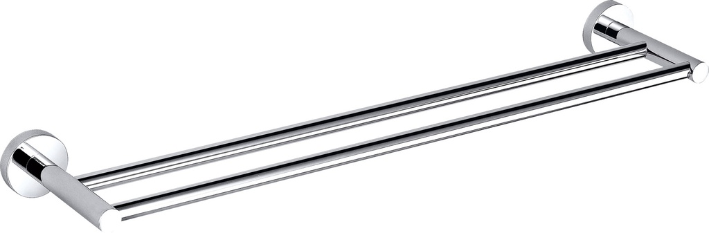 Otus Round Double Towel Rail 750mm(Chrome)