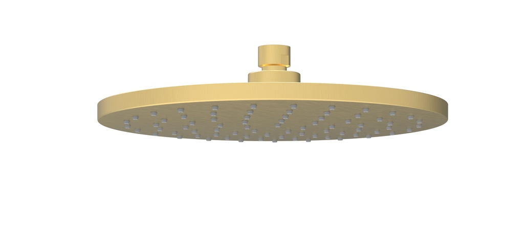 Otus Round Overhead Shower 250mm Brushed Gold