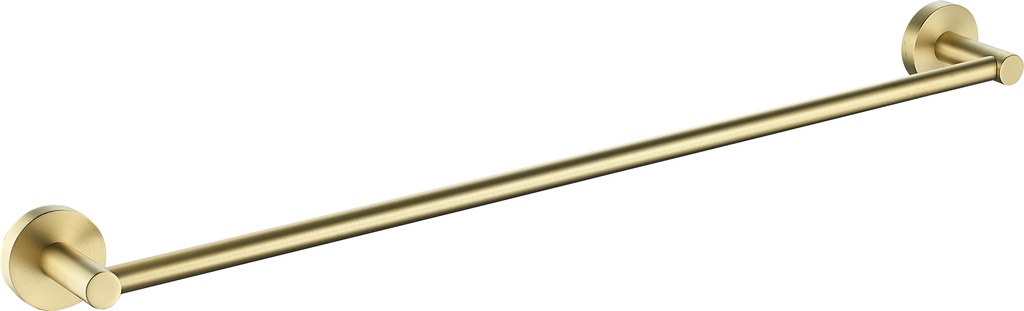 [43651] Otus Round Single Towel Rail 600mm(Brushed Gold)