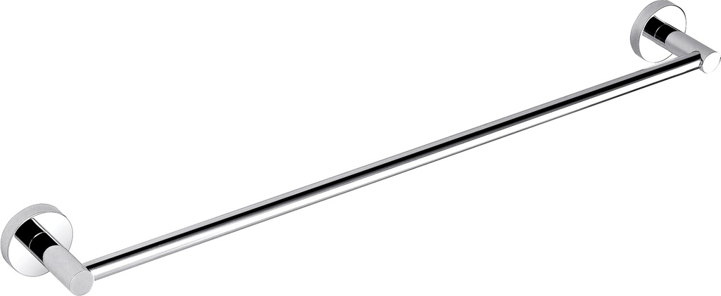 Otus Round Single Towel Rail 600mm(Chrome)