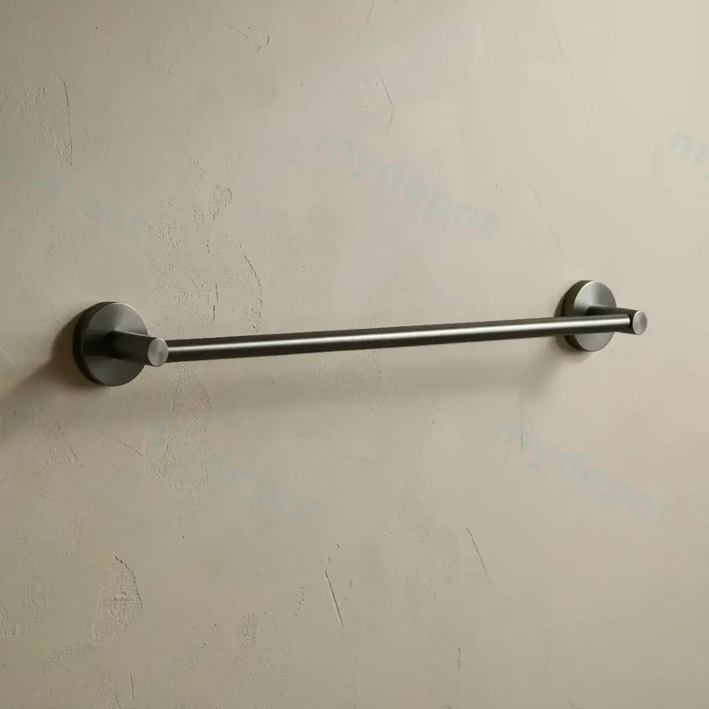 [43654] Otus Round Single Towel Rail 600mm(Gunmetal)