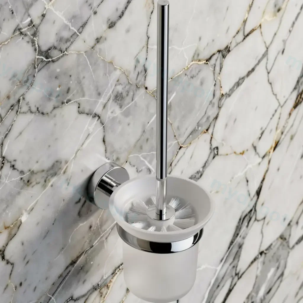[43440] Otus Round Toilet Brush(Chrome)