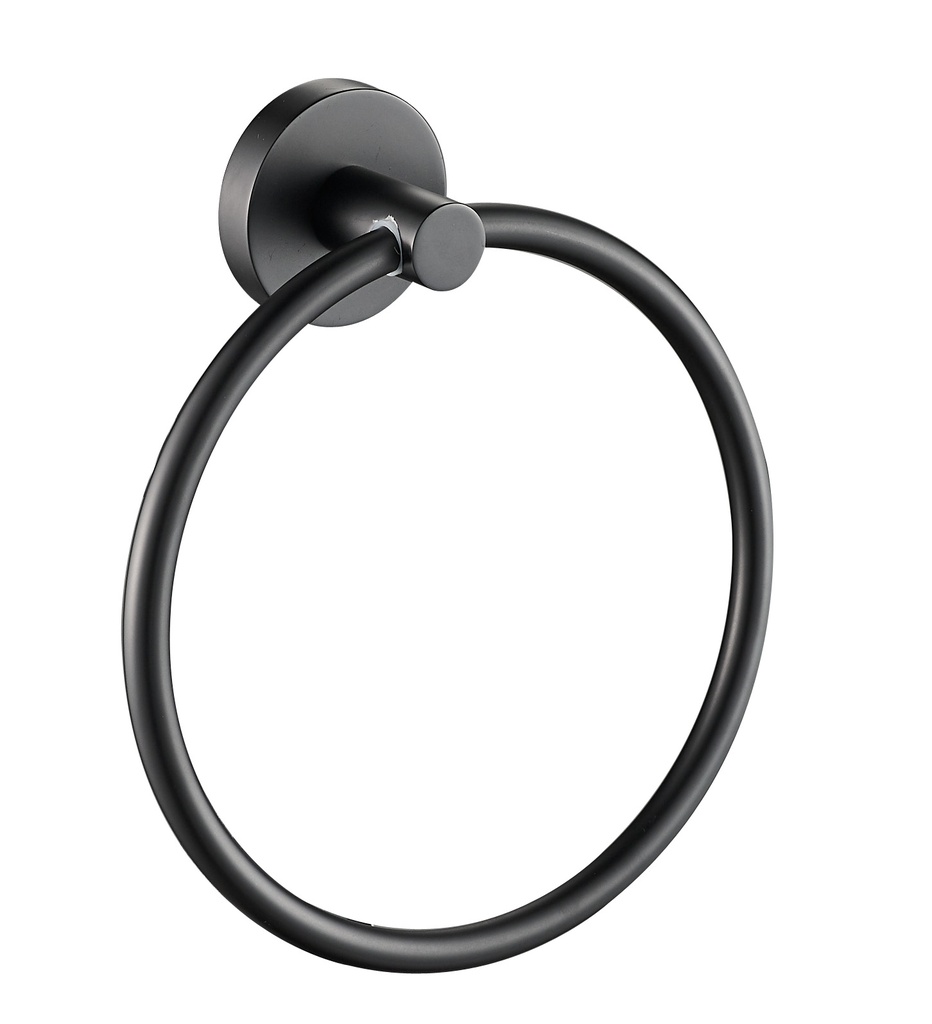 [43660] Otus Round Towel Ring(Matt Black)