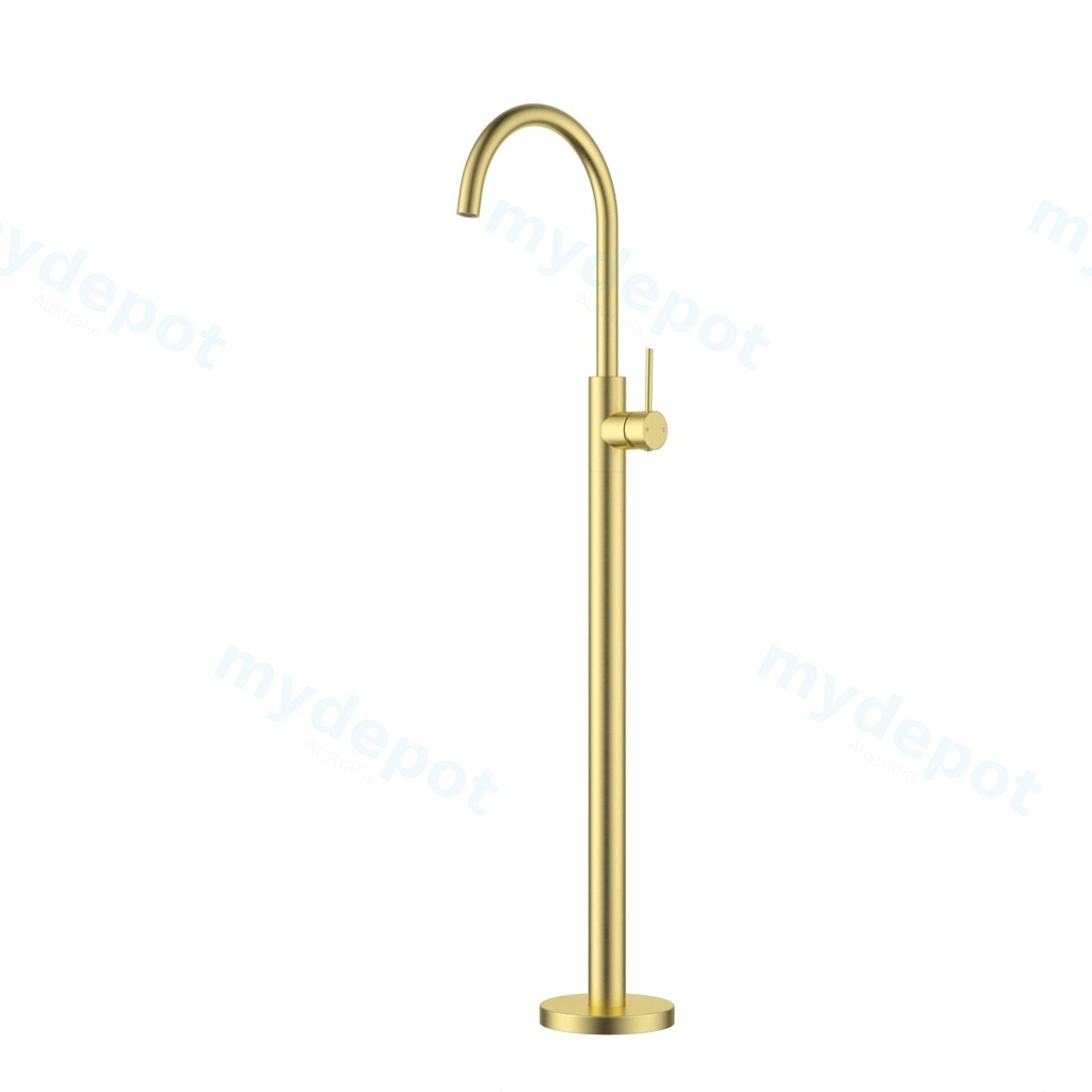 [44964] Otus Slimline  FreeStanding Bath Mixer Brushed Gold