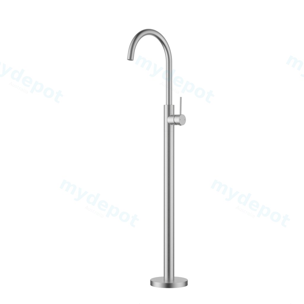 [44965] Otus Slimline  FreeStanding Bath Mixer Brushed Nickel