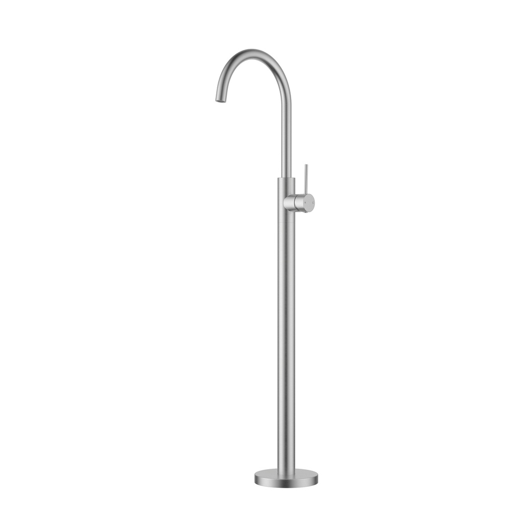 Otus Slimline  FreeStanding Bath Mixer Brushed Nickel