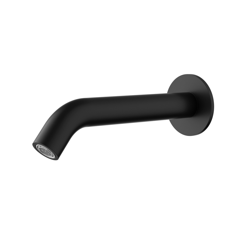 Otus Slimline Bath Spout 220mm Matt Black