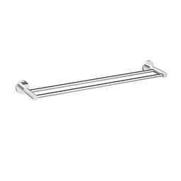 [44493] Otus Slimline Double Towel Rail 600mm Chrome