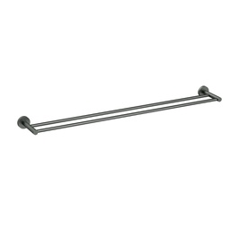 Otus Slimline Double Towel Rail 900mm Gun Metal
