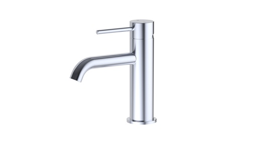 [44325] Otus Slimline SS Basin Mixer Curved Spout in Chrome
