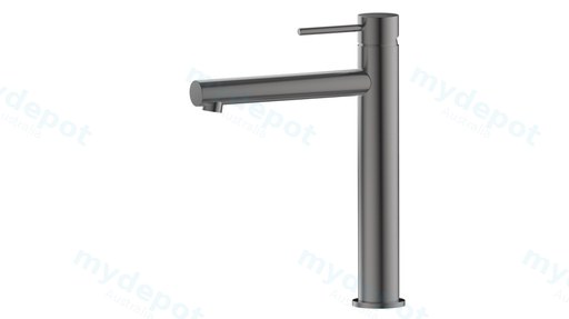 [44341] Otus Slimline SS Highrise Basin Mixer in Gun Metal