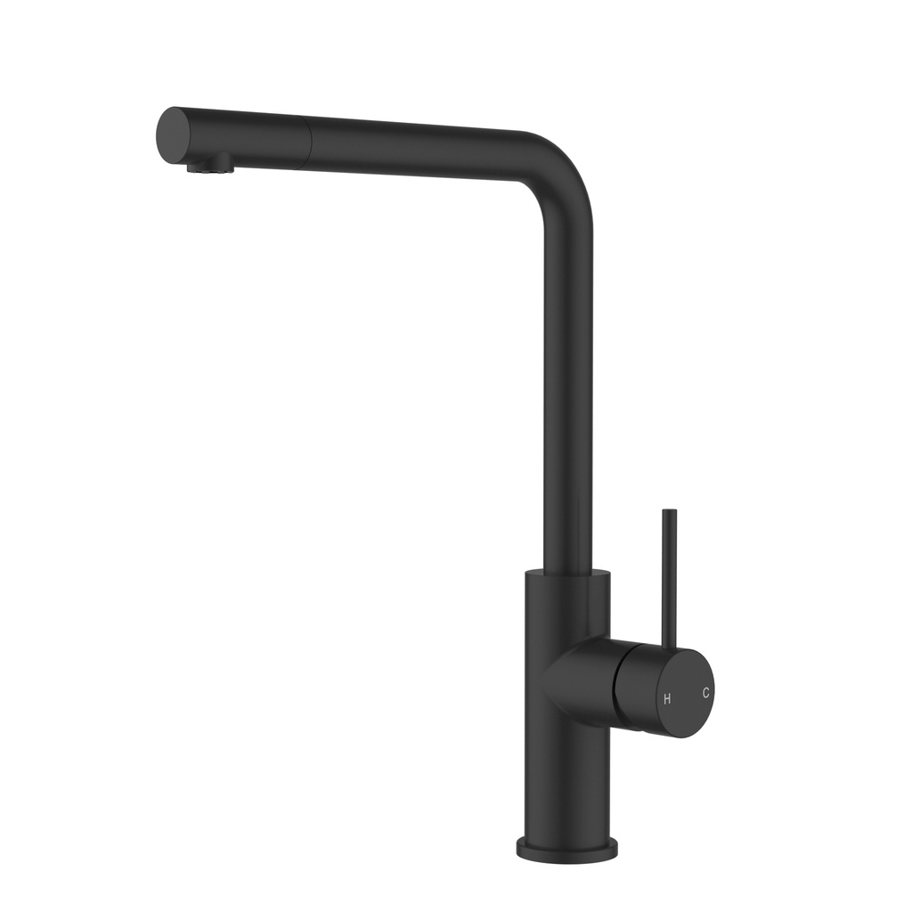 [44915] Otus Slimline SS Pull-Out Sink Mixer Matt Black