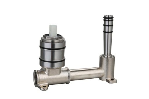 Otus Slimline SS Wall Basin Mixer Separate Back Plate Rough-in Body