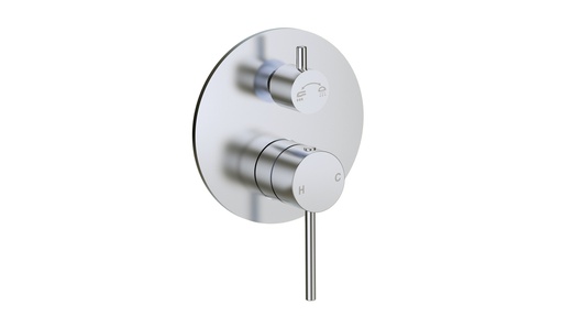 Otus Slimline SS Wall Diverter Mixer Trim Kits in Chrome