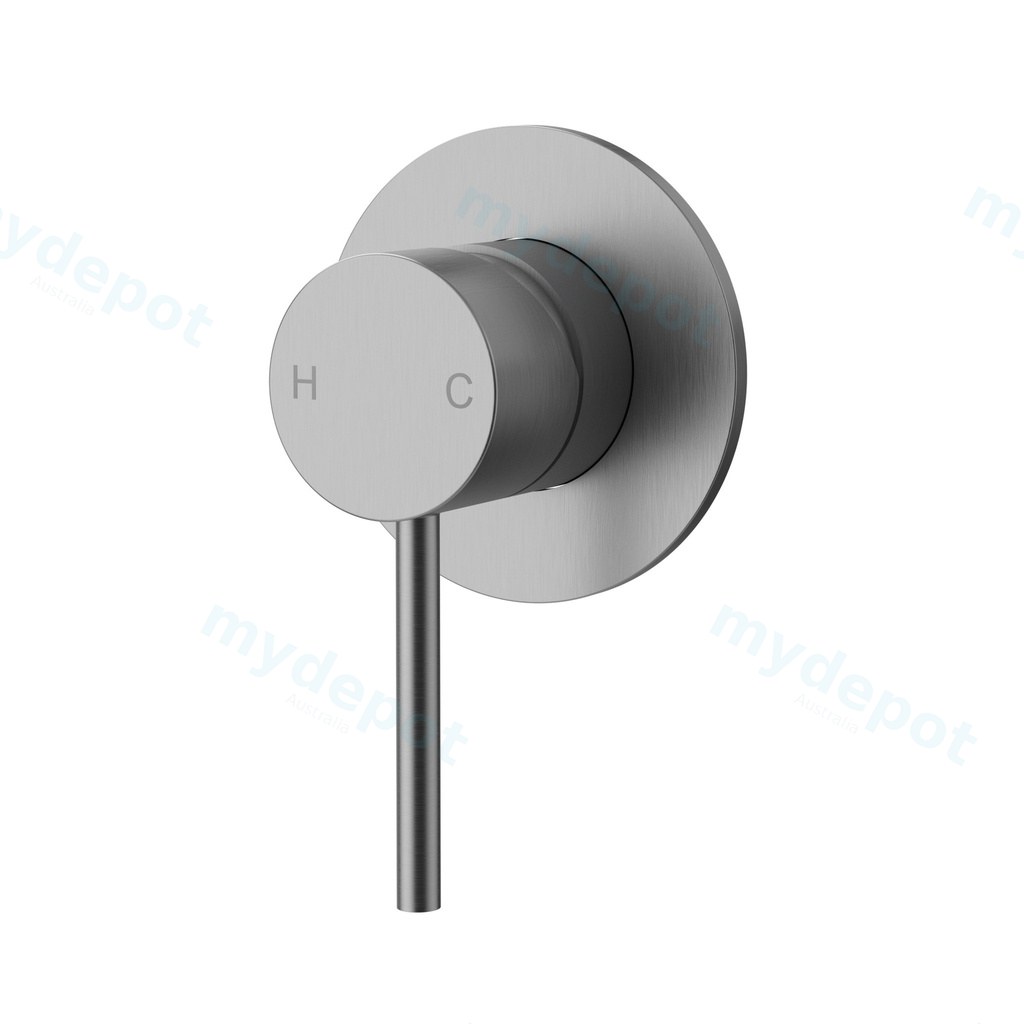 [44344] Otus Slimline SS Wall Mixer Trim Kits Brushed Stainless Steel