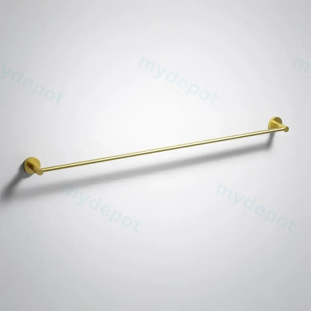 Otus Slimline Single Towel Rail 900mm Brushed Gold