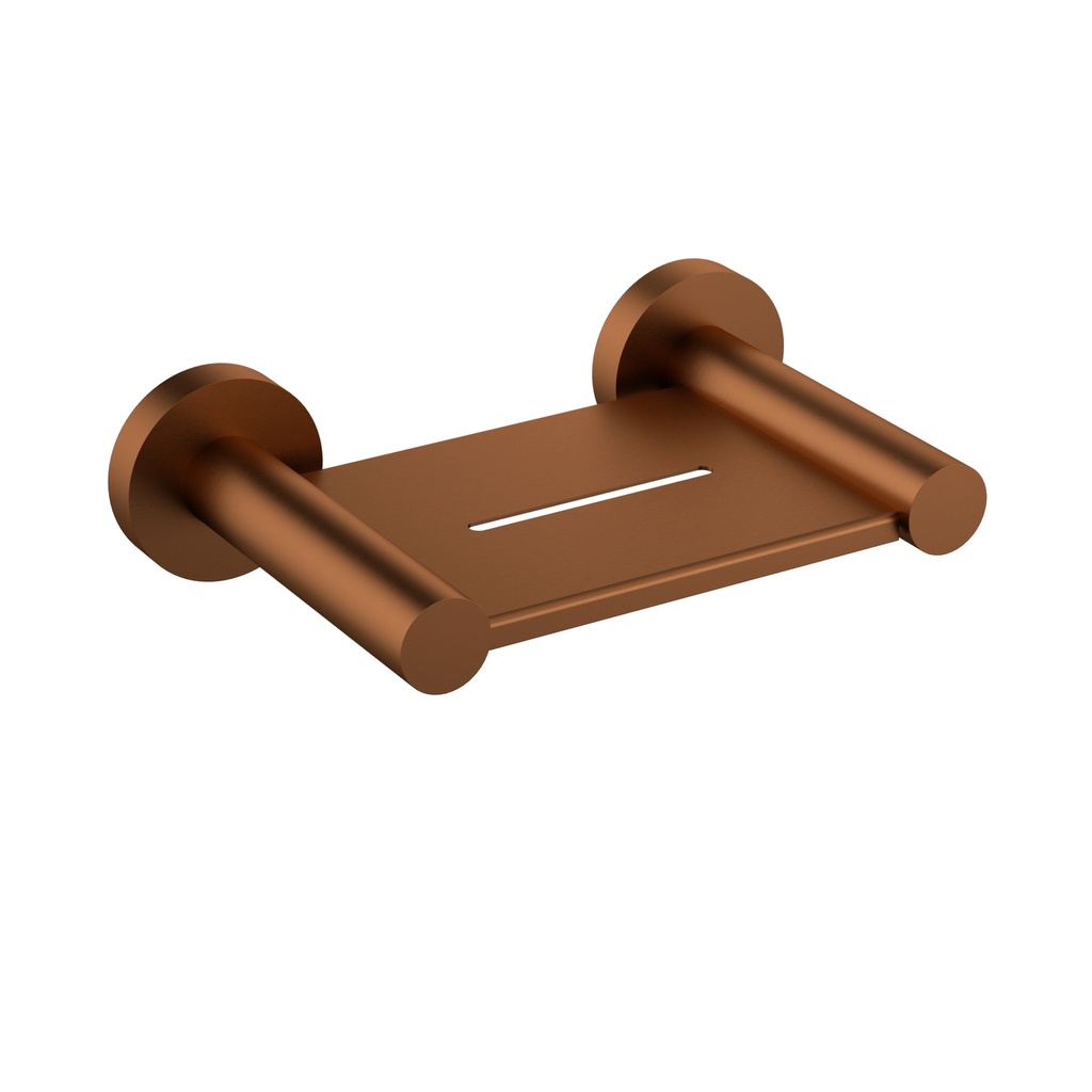 Otus Slimline Soap Holder Brushed Copper