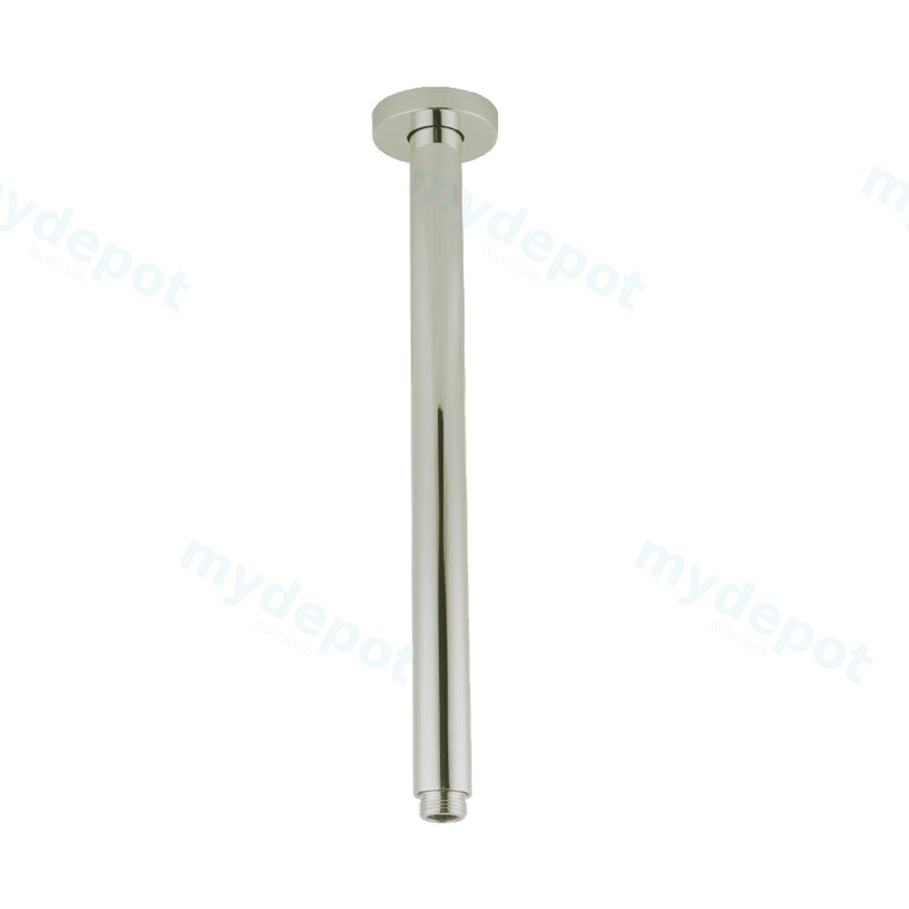 [40823] Pentro Brushed Nickel Round Ceiling Shower Arm 200mm