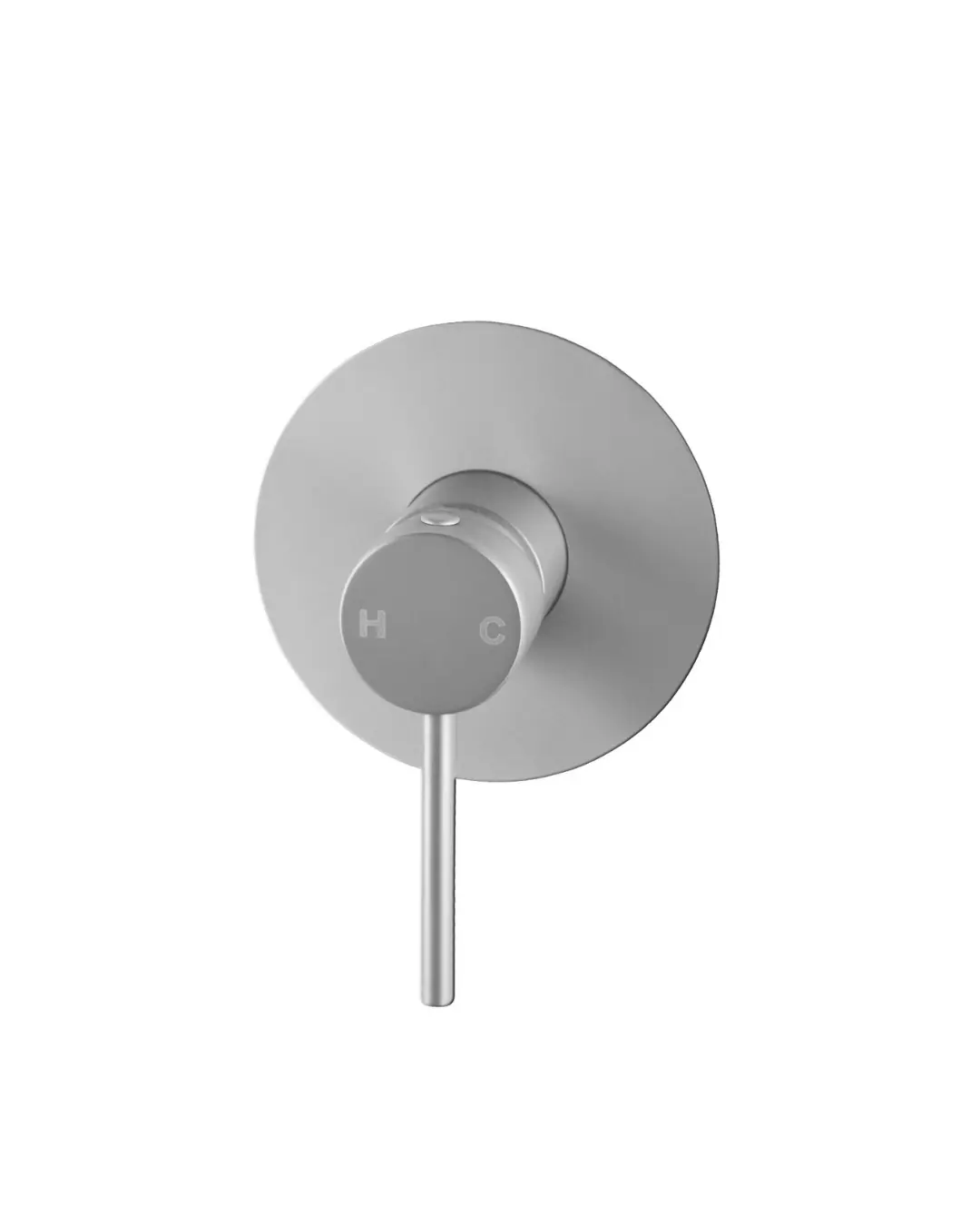 Pentro Brushed Nickel Round Shower Mixer Tap
