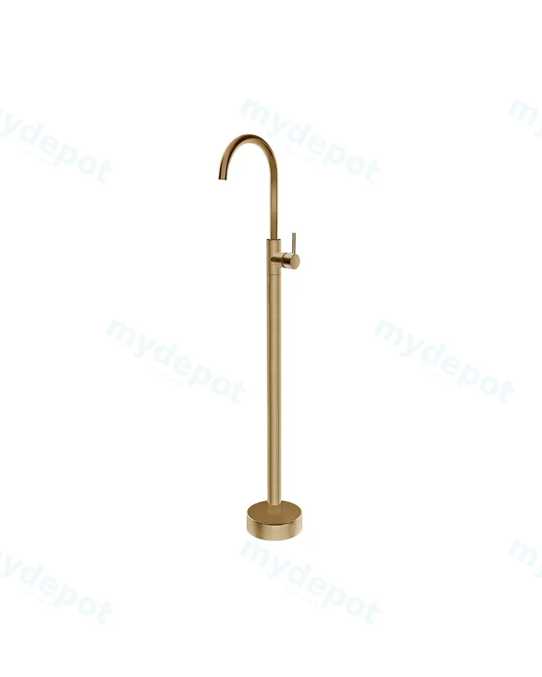 [40791] Pentro Brushed Yellow Gold Free Standing Spout & Mixer