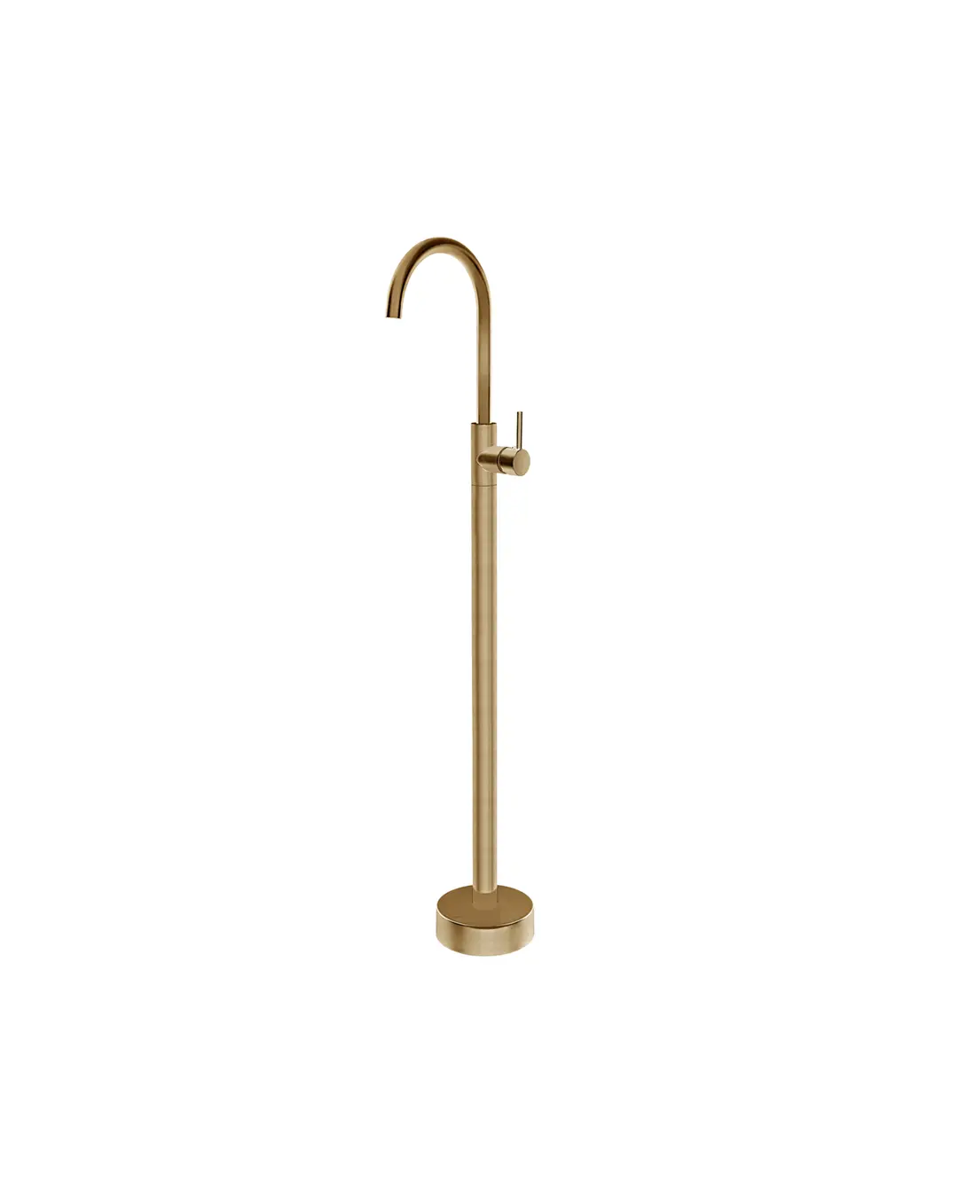 Pentro Brushed Yellow Gold Free Standing Spout & Mixer