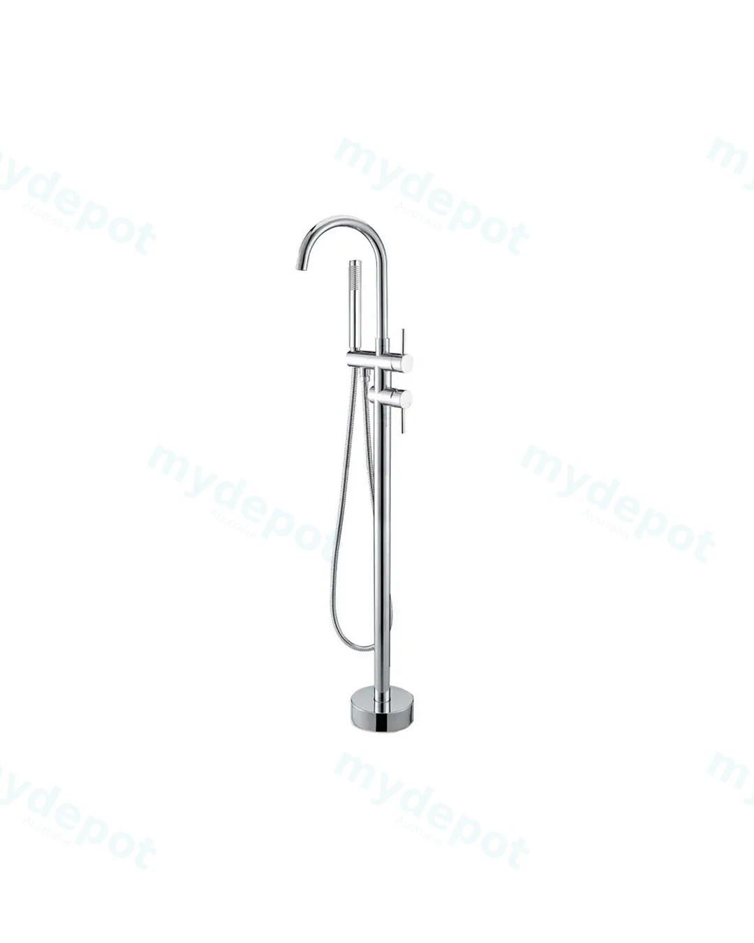 [40730] Pentro Chrome Free Standing Spout & Shower