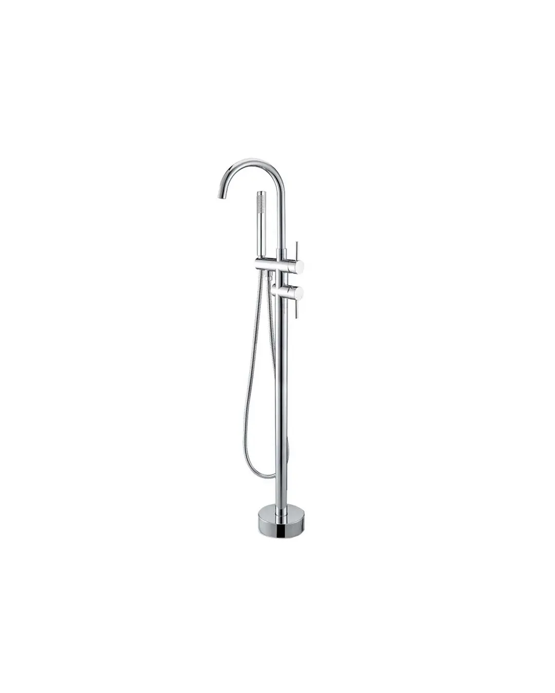 Pentro Chrome Free Standing Spout & Shower